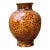 Vintage Textured Ceramic Pottery Vase For Sale