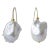 Baroque Pearl Earring Hooks - 2 Pieces For Sale