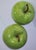 Mid-Century Modern Monumental Ceramic Pop Art Green Apples 10x9.5" - A Pair For Sale - Image 3 of 4