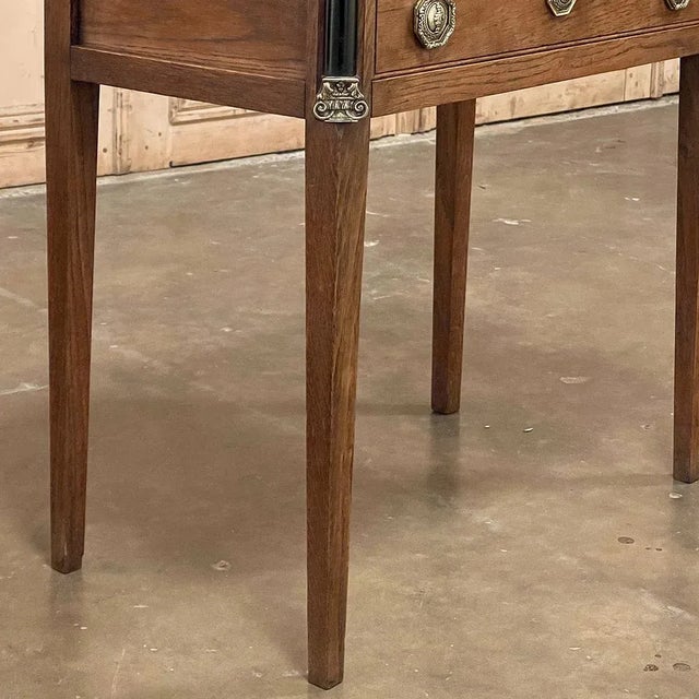 Wood 19th Century Louis XVI Neoclassical Petite Commode For Sale - Image 7 of 13