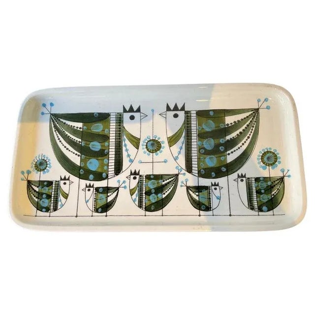 1960s Rorstrand Chicken Ovenware Platter For Sale - Image 10 of 10