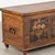 1836 Austrian Hand-Painted Folk Art Trunk With Madonna For Sale - Image 12 of 18