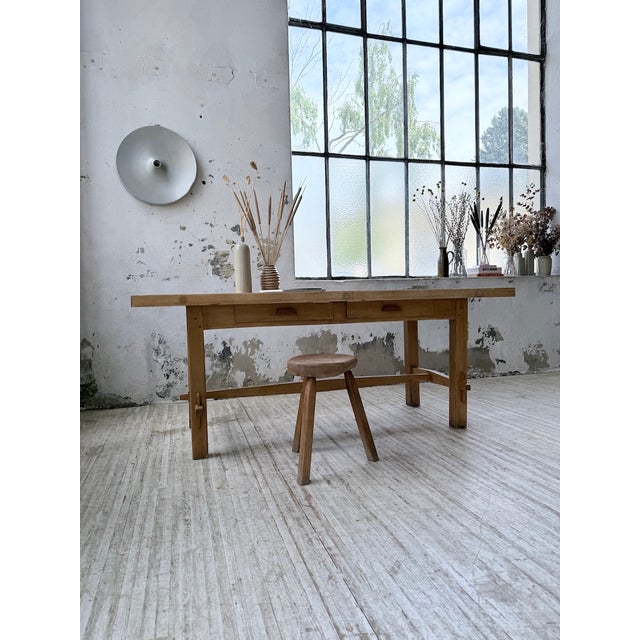 Mountain Dining Table in Beech, 1950s For Sale - Image 10 of 18
