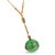 1910s Edwardian Green Sapphire 14k Yellow Gold Lead Green Enamel Pocket Watch For Sale In Los Angeles - Image 6 of 7