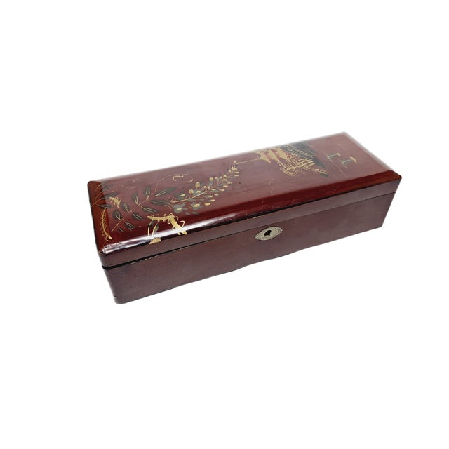 Japanese Lacquerware Box, 1950s For Sale - Image 11 of 12