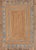 Scallop Jute Classic Blue Hand Made Rug - 2'x2' For Sale - Image 4 of 4