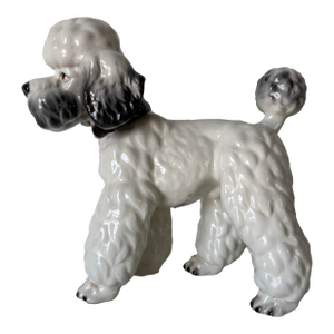 Vintage Italian Ceramic Poodle Dog Figurine