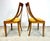 Late 19th Century Antique 19th Century Inlaid French Empire Biedermeier Gondola Style Side Chairs For Sale - Image 5 of 12