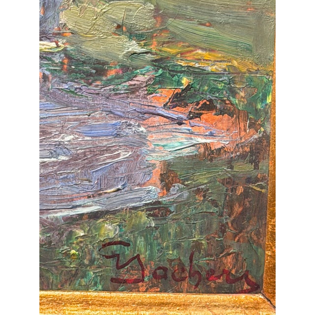 Sacheri, Rural Landscape, 19th Century, Oil Painting For Sale - Image 4 of 6