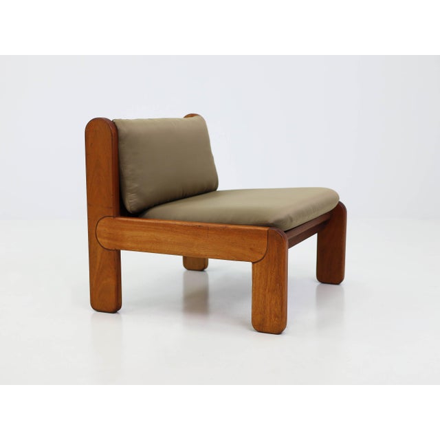 1970s Campone Chairs in Jacaranda by Juerg Bally for Lobby, Switzerland, 1975, Set of 2 For Sale - Image 5 of 12