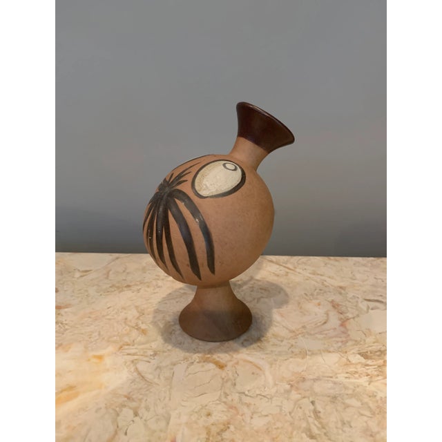 Mid Century Modern stoneware vase by Robert Maxwell of Designs West, California. Fabricated in the late ’60s, early ’70s....