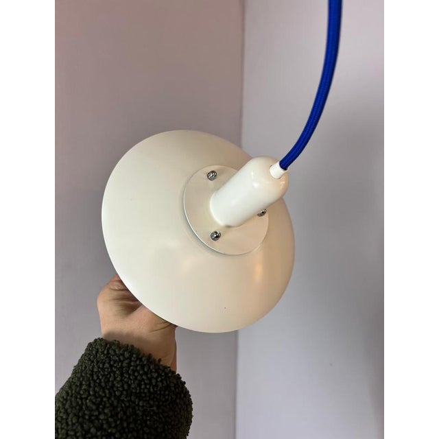 Small Danish Slatted Lamp For Sale - Image 9 of 11