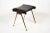 Desk with Leather Sheathed Stool by Jacques Adnet, 1950, Set of 2 For Sale - Image 9 of 12