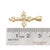 14k(585) Solid Yellow Gold Natural Diamond Cross Pendant For Sale - Image 9 of 10