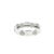 Roberto Coin Love in Verona 4mm Diamond Flower Band 18k White Gold 0.15ctw Size 6.5 For Sale - Image 4 of 5