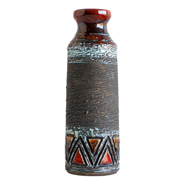 Mid-Century Modern Large Scandinavian Art Pottery Vase in