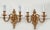French Pair of Second Empire Heavy 2 Light Bronze Sconces Wall Lights Late 19th Century For Sale - Image 3 of 13