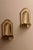Mid-Century Arts and Crafts Swedish Brass Sconces, Set of 2 For Sale - Image 4 of 10