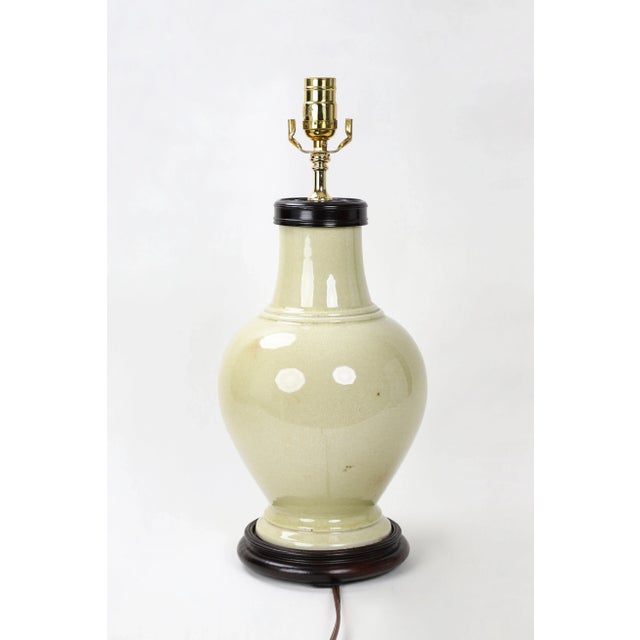 Late 20th Century Late 20th Century Porcelain Vase Lamp For Sale - Image 5 of 9