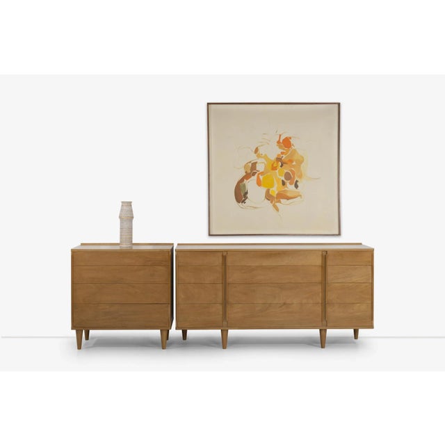 Wood Edward Wormley for Dunbar Matching Dresser Set in Mahogany Wood - A Pair For Sale - Image 7 of 13