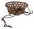 Japanese Bamboo Hanging Basket, 1950s For Sale