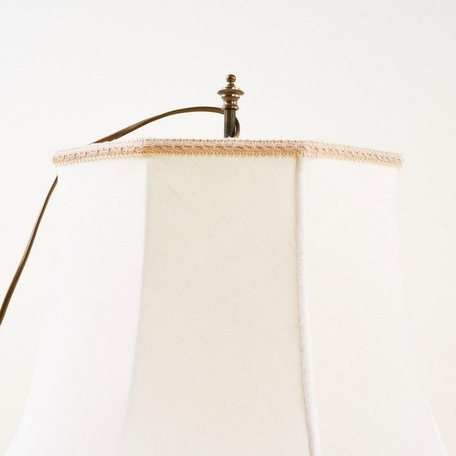 Limoges Floral Motif Porcelain Lamp For Sale - Image 3 of 10