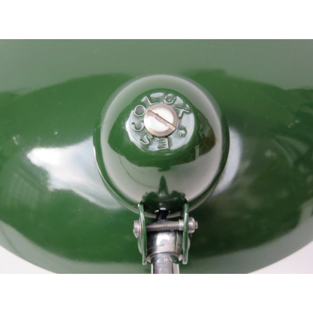 Dark Green and Chrome Desk Lamp from Escolux, 1930s For Sale - Image 10 of 18