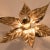Willy Daro Brass Flowers Wall Lights from Willy Daro, 1970s For Sale - Image 4 of 13