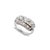 Gender: Ladies Metal Type: Platinum Ring Size: 6 Width: 2.15 mm Weight: 7.47 grams Ladies 900 platinum three-stone...