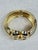 Vintage Greek Revival Ionic Column Gold-Tone Clamper Cuff Bracelet For Sale - Image 4 of 7