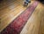 Vintage Persian Sarouk Lilian Runner Rug, Hand-Knotted Wool, Floral Design, Red & Pink, 3x25 For Sale - Image 4 of 17