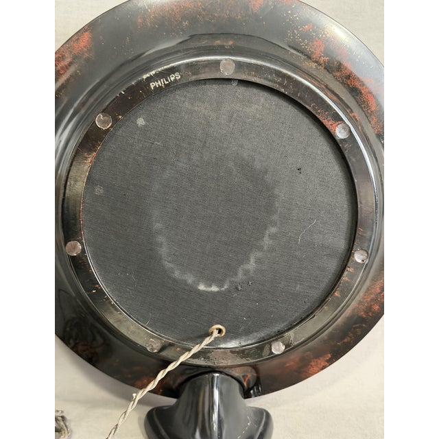 Plastic Art Deco Speaker in Bakelite by Louis Kalff for Philips, 1930s For Sale - Image 7 of 12
