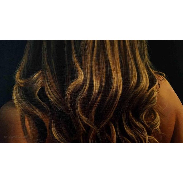 Textile Svetoslav Stoyanov, Figurative, 2019, Oil on Canvas For Sale - Image 7 of 8