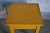 Rustic Ocher Painted Stool, 1940s For Sale - Image 3 of 5