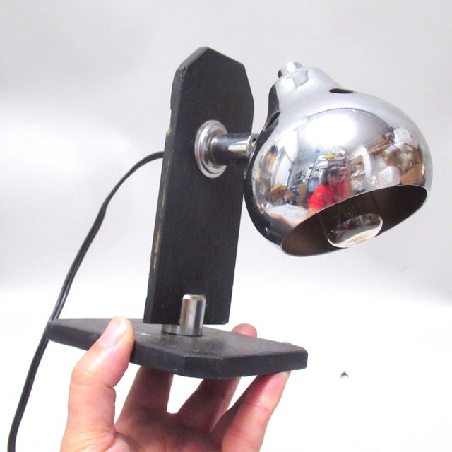 Italian Brutalist Slate Lamp, 1960s, in Very Good conditions. Designed 1960 to 1969 European Plug (up to 250V).The wiring...