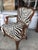 French Zebra Accent Arm Chair For Sale - Image 6 of 12