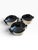 Mid-Century Modern Vintage Mid Century Modern Arnel’s Black & Cream Covered Dishes - Set of 3 For Sale - Image 3 of 5