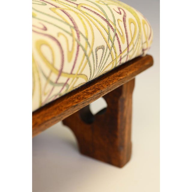 Late 19th Century Victorian Gothic Revival Oak Ottomans in the style of Pugin, 1870s, Set of 2 For Sale - Image 5 of 16