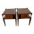 1930 English Regency Flame Mahogany Side Accent Tables For Sale