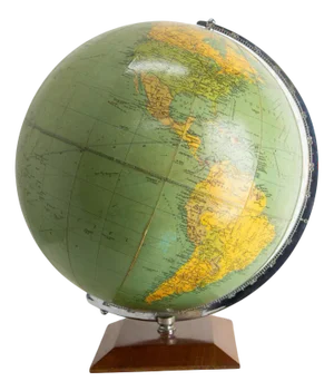 20th Mid-Century Earth Globe Philips Challenge, United Kingdom, 1797