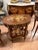 French Louis XV Inlaid Oval Side Table With Drawer, Brass Gallery & Lower Shelf For Sale In Miami - Image 6 of 9