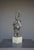 Large Abstract Sculpture, 1960s, Lead on a Marble Base For Sale - Image 4 of 11