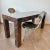1970s Faux Burl Laminate Parsons Table or Desk For Sale - Image 5 of 7