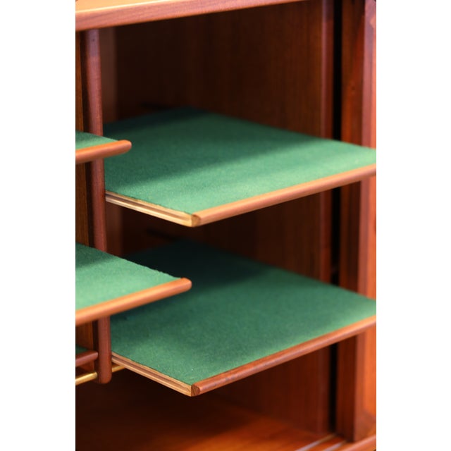 Danish Sideboard in Teak and Walnut with Sliding Doors, 1960s For Sale - Image 14 of 18