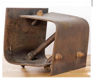 Oleg Sohanievich, Corten Steel Sculpture Oleg Sohanievich Non Conformist Avant Garde Ukrainian, 1995