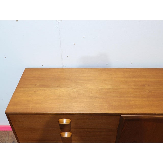 1960s Mid Century Modern Vintage Teak Credenza Sideboard by McIntosh For Sale - Image 4 of 15