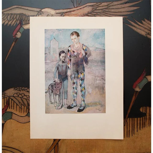 1950s After Picasso, First Edition Period Full-Color Prints of Blue Harlequin - A Pair For Sale In Dallas - Image 6 of 13