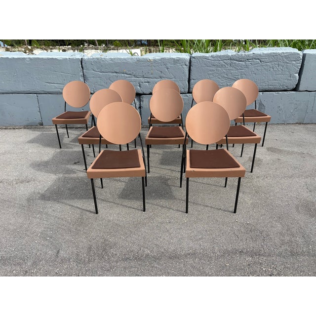 Set of Ten Attributed to Dakota Jackson Vik-Ter Dining Chairs For Sale - Image 14 of 18