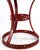 Round Red Side Table For Sale - Image 10 of 10