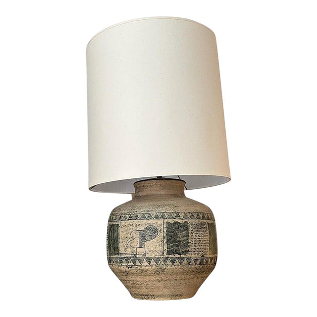 1960s Ceramic Table Lamp by Jacques Blin For Sale